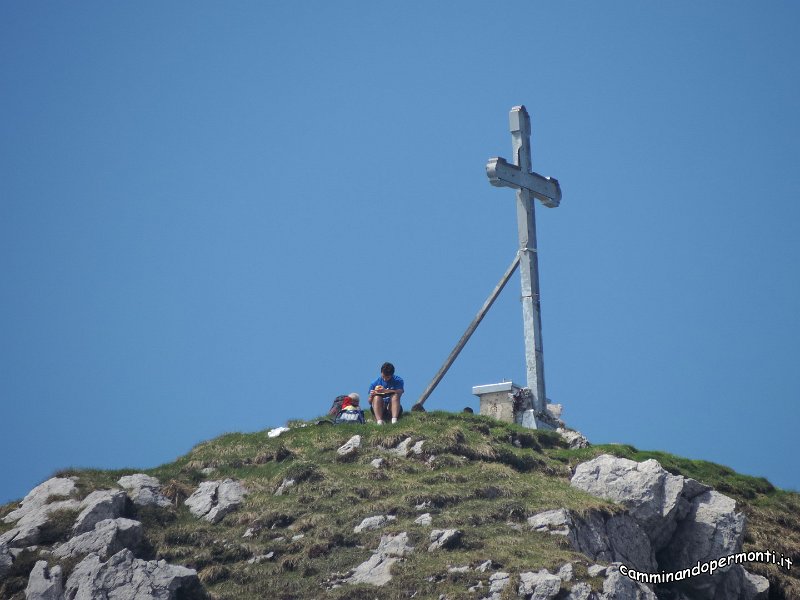 67 Ferrata MAURIZIO Monte Alben la Croce.JPG -           